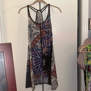 🐾4 for $40 inbloom dress White blue, orange and black